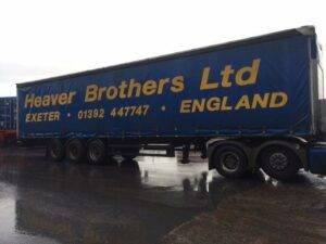 side view of Heaver Bros trailer