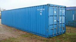 self storage container at Heaver Bros yard in Exeter