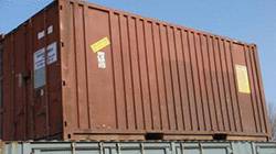 20 FT X 8 FT USED SHIPPING CONTAINER