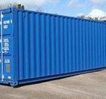 40 FT X 8 FT NEW SHIPPING CONTAINER IN BLUE