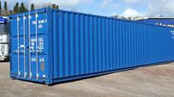 40 FT X 8 FT NEW SHIPPING CONTAINER IN BLUE